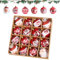 Mineup Weihnachtskugeln Kunststoff, 16 Stück 6CM Rot Weiß Christbaumkugeln, Weihnachtsbaumschmuck mit Aufhänger, Weihnachtsbaumkugeln, Christbaumschmuck,Weihnachtsdeko Aussen Innen,Weihnachtsbaum Deko
