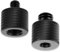 2 Stück Gewindeadapter Stativ Schraube Adapter 3/8“ auf 1/4“ Aluminiumlegierung Mikrofonständer Adapter für Kamerastative Kamera Lautsprecher
