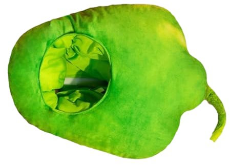 BESTonZON Grüner Paprikahut aus Plüsch für Rollenspiel und Mottopartys