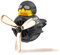 Chereda Duck Pilot Lufterfrischer im Retro-Flugzeug, mit 2 Dufttabletten, drehbarem Propeller, Duck02 Farbe