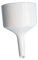 ULTECHNOVO Buchner Funnel Embudo De Boca Ancha Para Transferir y Ingredientes Secos Para Lavavajillas Embudo De Cocina Blanco