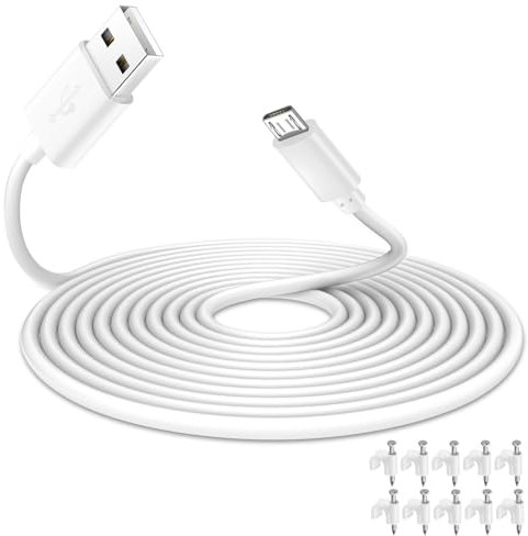 Herfair Câble USB vers micro de 10 m