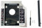 Segundo disco duro SATA HDD SSD de 9,5 mm, DVD, CD, ROM, óptico, SuperDrive, bandeja adaptadora para Apple Unibody MacBook Pro 13 15 17 principios mediados finales de 2008 2009 2010 2011 2012, etc