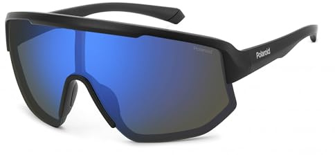 GAFAS POLAROID SPORT - MODELO: PLD 7047/S C: MATTE BLACK BLACK BLUE EYE SIZE: 99 BRIDGE SIZE: 01 / POLARIZED: Y Körperpflege und Gesundheit
