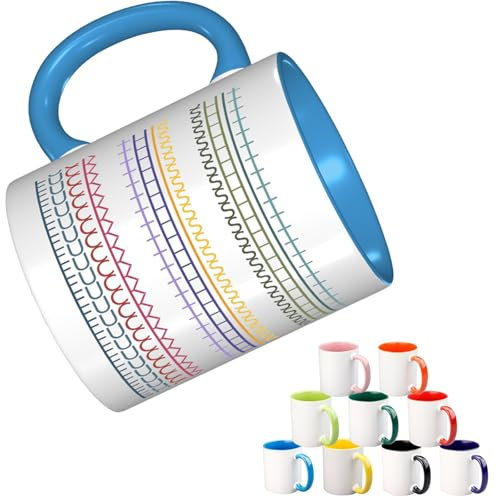 Funny Coffee Mug with Hidden Message - Novelty Ceramic Cup, Humorous Gift for Coffee Lovers, Work Besties, Coworkers & Friends - Unique Office Gift for Women & Men (Bule)