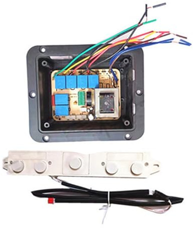 BELOWSYALER Juego de accesorios de campana de doble motor, interruptores de elevación de corriente alterna, placa base, interruptores de capó, placa de control para Kitch