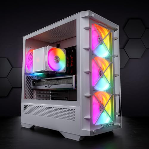 GameMachines Storm Snow Edition - Gaming PC - AMD Ryzen 7 5700X - GeForce RTX 5060 Ti - 1TB SSD - 16GB DDR4 - WLAN - Win 11 Pro