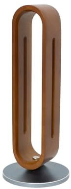 LogiLink AA0193 - Bamboo Wood Headphone Stand, Aluminium Base, Up to 5 kg, Over/On Ears, Colour: Brown/Silver