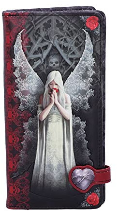 Nemesis Now Love Remains Anne Stokes Geldbörse, geprägt, 19 cm, Schwarz, PU, Einheitsgröße