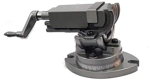 Milling Machine Vise 2(50 mm)-3 Way (Swivel,Tilting,Angle Vice) Machine Tool Milling Vice Vise Grey