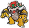 Simplicity Nintendo Super Mario Brothers Bowser Aufnäher zum Aufbügeln, 8,9 x 8,1 cm