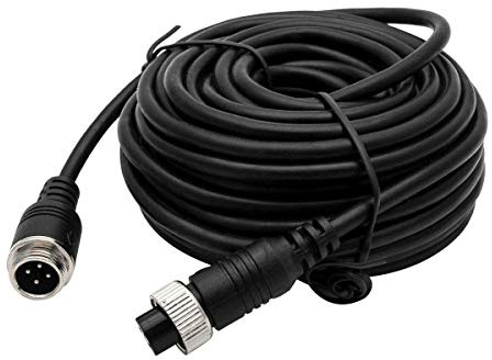 MACHSWON Cavo di prolunga per telecamera posteriore con 4 pin, per tutti i sistemi di retromarcia e telecamere per cavo di prolunga da 5 m
