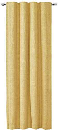 JEMIDI Vorhang blickdicht 140x245cm - Gardine mit Kräuselband Universalband - 100% Polyester Schal lang für Wohnzimmer Schlafzimmer