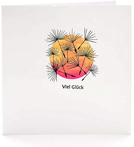Motivstempel Titel: Pusteblumenmuster positiv und negativ