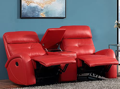 Mapo Möbel Ledersofa Kinosofa Relaxcouch Fernsehsofa 5130-Cup-2-8401