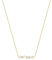 Amor Kette mit Anhänger 925 Sterling Silber Damen Halsschmuck, mit Zirkonia synth., 42+3 cm, Gold, Kommt in Schmuck Geschenk Box, 2032767