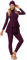 Muslimische Badeanzug Damen Burkini Frauen Muslim Bademode Modest Islamisch Arabisch Jilbab Langarm Schwimmoberteile Built in Bra+Schwimmhose+Hijab Kopftuch 3tlg Full Cover Schwimmanzug Weinrot M