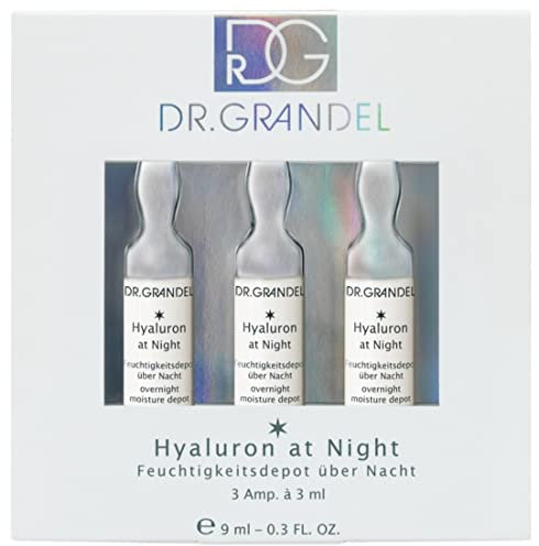 Dr. Grandel Hyaluron at Night *** nährende Wirkstoffampulle *** 3x3 ml Feuchtigkeitsdepot über Nacht