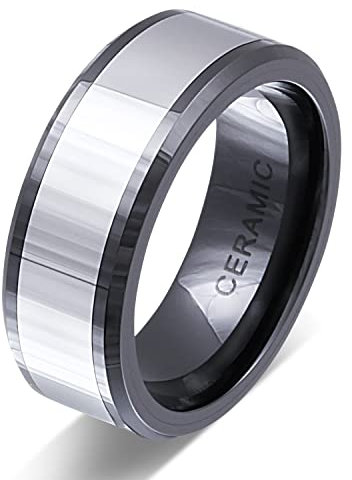 Juwelier Schönberg - Unisex Trauring Freundachaftsring Keramik 66 (21.0) C-AD-H