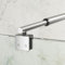 Boromal barre de support pour paroi de douche barre de support pour paroi de douche barre de support ronde stabilisateur pour épaisseur de verre 8-10 mm acier inoxydable 70-120cm