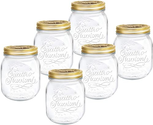 Emilja Quattro Station Einmachglas 700ml - 6 Stück