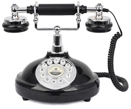 ROOMEDAL Audio Gästebuch Hochzeit Telefon mit Flugetui, Record Customized Audio Nachricht mit Gästebuch Retro Telefon Audio Gästebuch für Hochzeit Geburtstag Party Geständnis