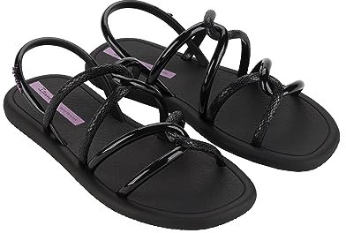 Ipanema Damen MEU SOL AD Sandale, Black/Lilac, 39 EU