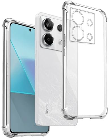 Cover in Gel TPU Anti-Shock per XIAOMI REDMI Note 13 5G, Morbido Silicone Custodie Protettivo Case, Anti-Scratch, Protettiva Sottile Back Cover