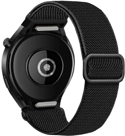 Elastisches Armband für Samsung Galaxy Watch 7/6/5/4 40mm 44mm/Watch 6 Classic Armband 47mm 43mm/4 Classic Band 46mm 42mm/5 Pro 45mm/FE Damen/Herren,One Click Nylon Band für Samsung Watches 4 5 6 7
