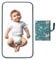 Portable Diaper Changing Pad for Baby - Waterproof Compact Changing Mat with Wrist Strap - Wipeable Travel Changing Pad for Diaper Bag - Gifts for Baby Shower by PHOEBUS BABY(Woods)