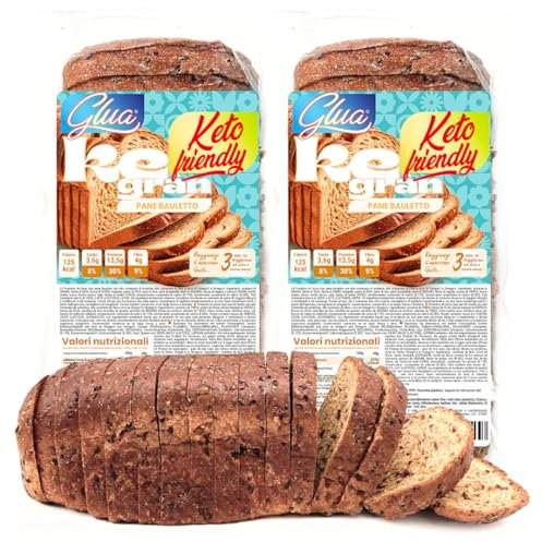 Pane Proteico Bauletto, 13,5g Proteine, Keto Friendly, 16 Fette con Omega 3