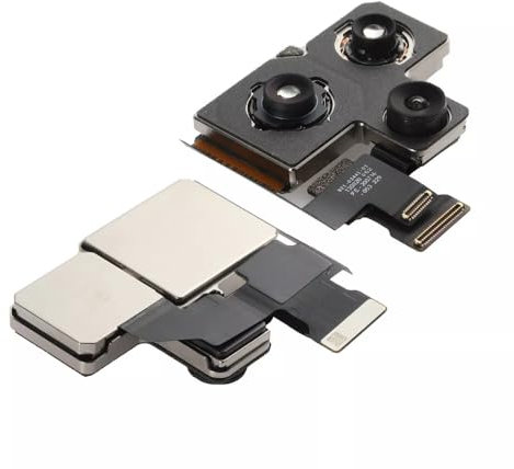 SRJTEK Ricambio posteriore principale per iPhone 12 Pro Max A2411 Sostituzione della fotocamera posteriore A2342, fotocamera posteriore e fotocamera posteriore principale compatibile con A2410, A2412