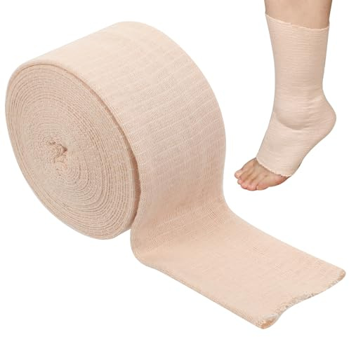 Schlauchförmige Bandage Elastische Kompressionsbandage Schlauchbandage Fixierbinde für Arm Kleine Rümpfe Knie 6.5cm x 5m