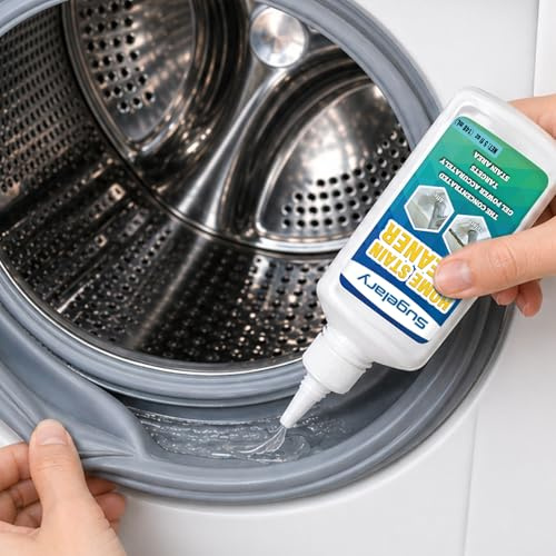 Mould Remover Gel, Household Mould and Mildew Remover, 5 OZ Multifunctional Mould Stain Gel, Deep Clean Mold Remover for Sinks, Toilets, washing machines, bathroom seals and tile grout