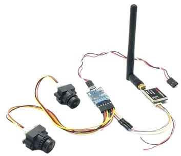 5.8G 48CH 4.3 Inch FPV Monitor 480 * 272px And Channel Dual Video Camera 600mW Transmitter,Compatible For RC Car Plane(FPV set)