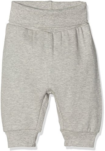 Schnizler Unisex Kinder Baby-Pumphose Sweat-Hose Jogginghose, grau/Melange, 44