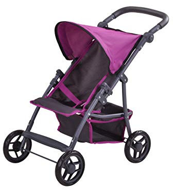 Knorrtoys 16882 16882-Puppenbuggy Liba tec Purple Puppenbuggy, 54 x 35 x 44 cm