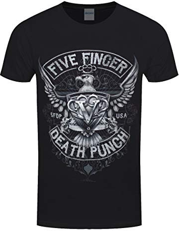 Five Finger Death Punch Herren T-Shirt Eagle Crest schwarz