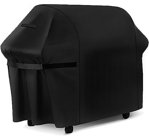 Omore Grill Cover, 75-inch Heavy Duty 300D Oxford Waterproof Windproof UV Resistant BBQ Gas Grill Cover for Outdoor Barbecue Fit Most Brands Weber, Brinkmann, Char Broil, Holland