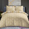 DTEX HOMES 100% Pure Cotton Printed Reversible Duvet Quilt Cover Set, Istanbul Mustard - King