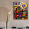 Friedensreich Hundertwasser Art Canvas Painting Prints Living Room Home Decoration Modern Wall Art Oil Painting Posters Pictures - 60x80cm No Frame