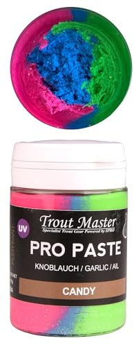 Trout Master Pro Paste - 60g Forellenteig Forellenpaste, Farbe:Candy