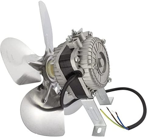 SPARES2GO Fridge Refrigerator Fan Motor + Mounting Bracket Kit 7W