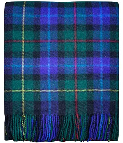 I LUV LTD Tartan Decke Wollmischung Schottisch Smith Modern 60 x 72 Zoll