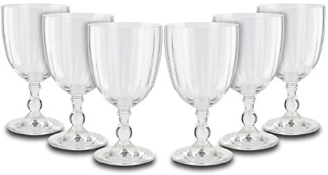 Peill+Putzler Germany 6er Set Rotweinkelche klar, 350ml Volumen, aus hochwertigem Kristallglas, sehr pflegeleicht da Spühlmaschinengeeignet, Glanzstücke für jede Gelegenheit