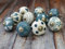 ARTISNO Grey & White Ceramic Knobs Kitchen Cabinet Drawer Knobs Hardware Handmade Knobs Cabinet Knobs Ceramic Door Knobs (20, GREENISH)
