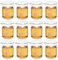 PATIKIL 250ml Low Form Glass Beaker, 12 Pack 3.3 Borosilicate Glass Graduated Printed Scale Measuring Cups with Spout for Kitchen Lab Liquids