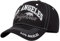 Sporty Baseballcap Los Angeles LA Kalifornien USA Vintage Style Cap Herren Damen (schwarz)