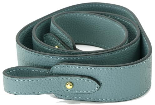 banbeln Damen tasche Picotin 18 22 Lock Bag Strap Cross body Länge 67cm breite Lederriemen (29-Ciel,Silber-Knopf)