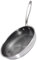 PRETYZOOM Steakpfanne Beschichtete Pfanne Induktionspfanne Pfanne Mit Flachem Wok Mit Flachem Boden Bratpfanne Mit Antihaftbeschichtung Topf Arbeit Induktionsherd Rostfreier Stahl Kratzfest